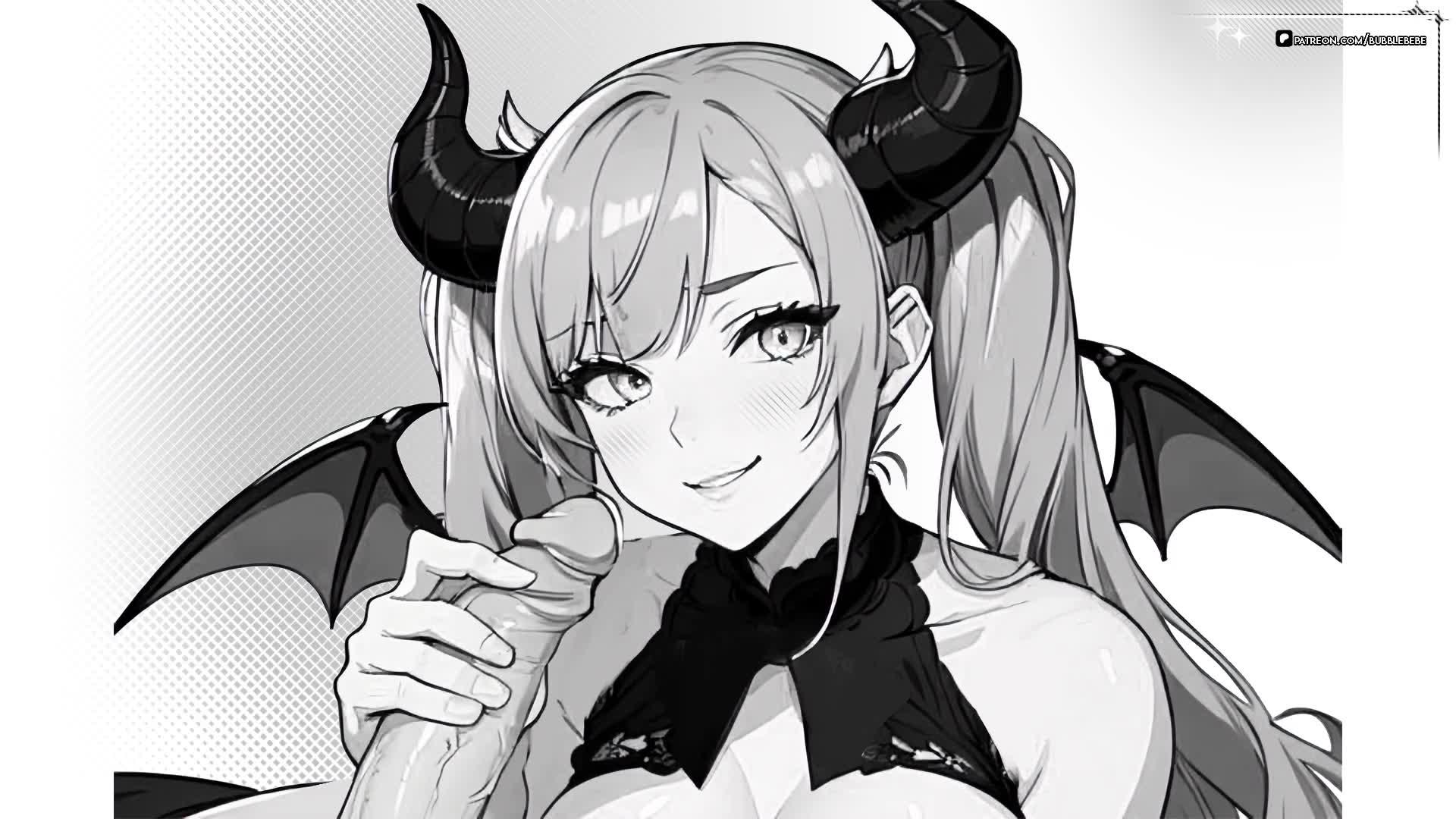 [Animated Comic] Newbie succubus needs you to pass her test (Light Femdom | Quickshot) Voiced Roleplay